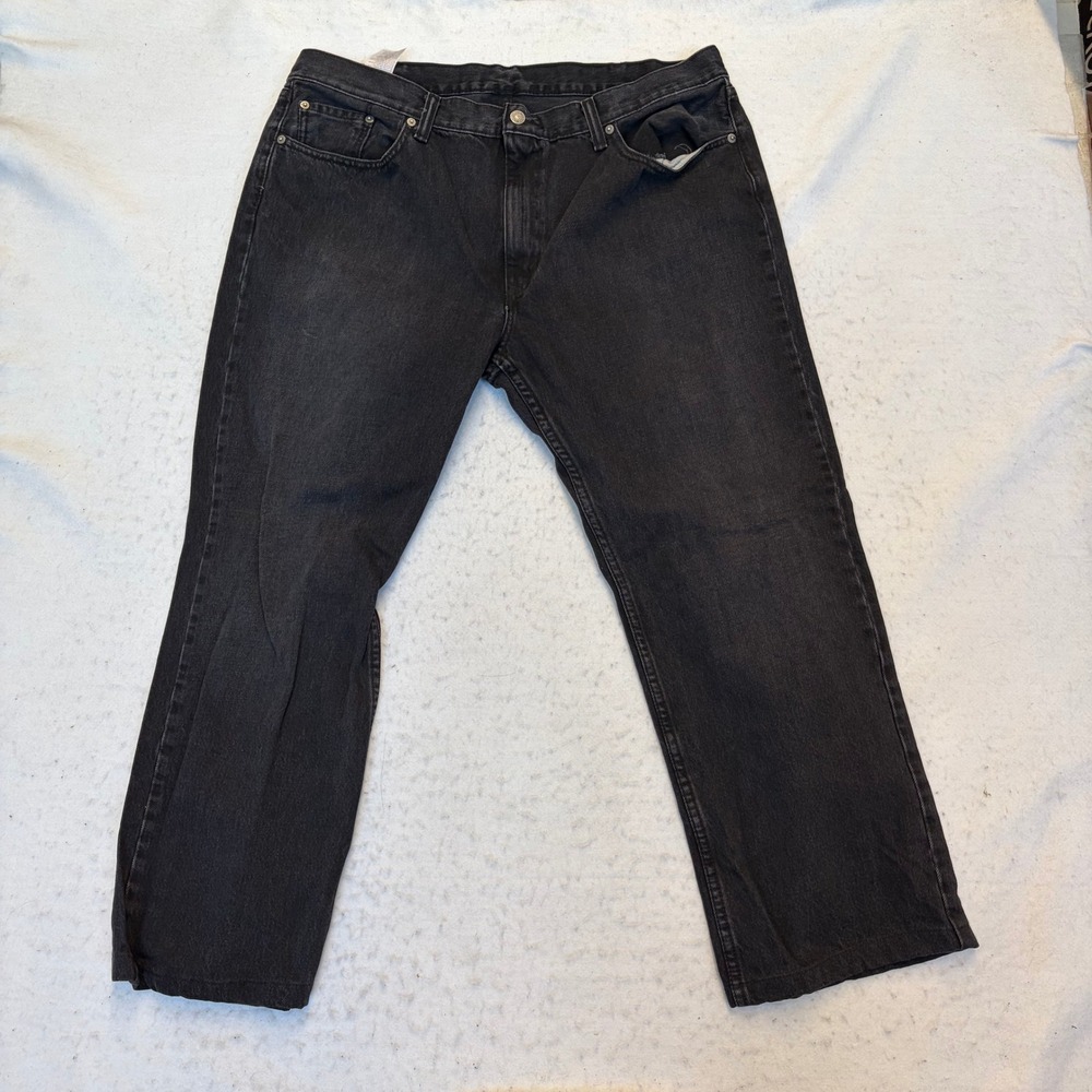 Levi's 559 Jeans Mens W40 L30 Black Relaxed Straight Fit Denim